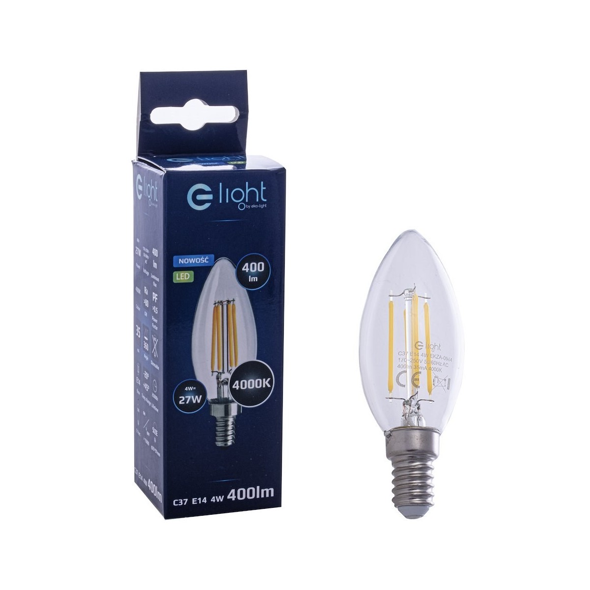 MiLagro EKZF0964 filament E14 nowoczesne lampy do wnętrz