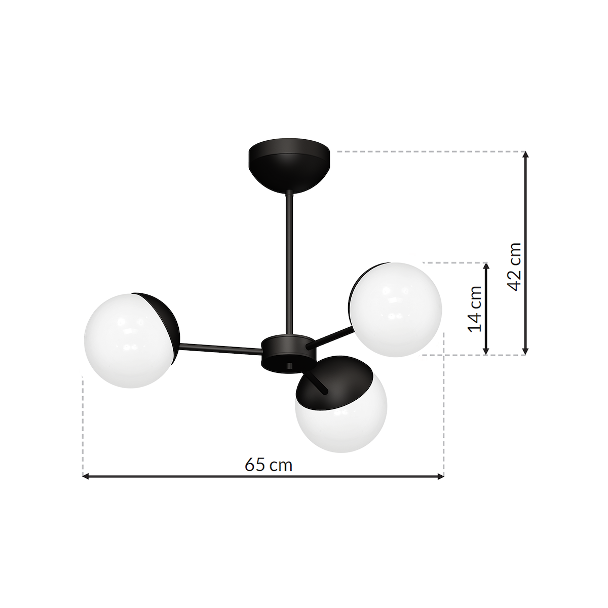 MiLagro SFERA BLACK MLP8865 oryginalne źródło światła