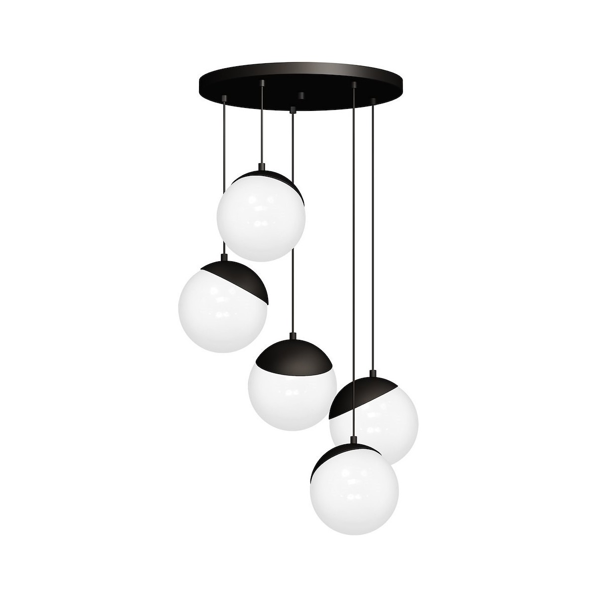 MiLagro SFERA BLACK MLP8869 nowoczesne lampy do wnętrz
