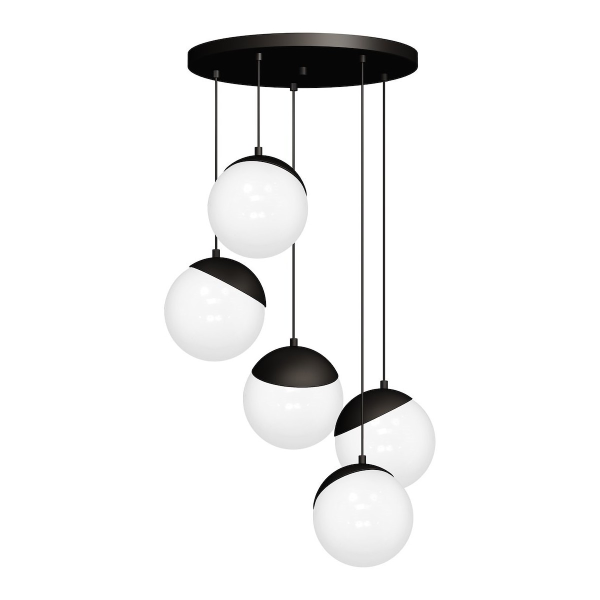 MiLagro SFERA BLACK MLP8869 nowoczesne lampy do wnętrz