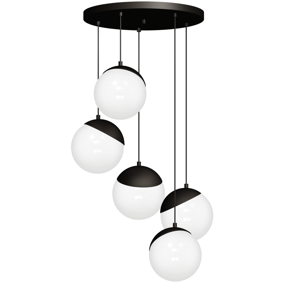 MiLagro SFERA BLACK MLP8869 nowoczesne lampy do wnętrz