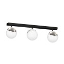 MiLagro Lampa sufitowa SFERA BLACK/CHROME 3xE14 MLP8873
