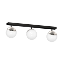 MiLagro Lampa sufitowa SFERA BLACK/CHROME 3xE14 MLP8873