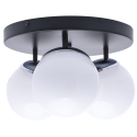 MiLagro Lampa sufitowa SFERA BLACK/CHROME 3xE14 MLP8874