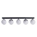 MiLagro Lampa sufitowa SFERA BLACK/CHROME 5xE14 MLP8875