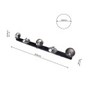 MiLagro SFERA BLACK CHROME 5xE14 wyjątkowy element aranżacji