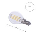 Żarówka Filamentowa LED E14 EKZF380 designerskie oświetlenie