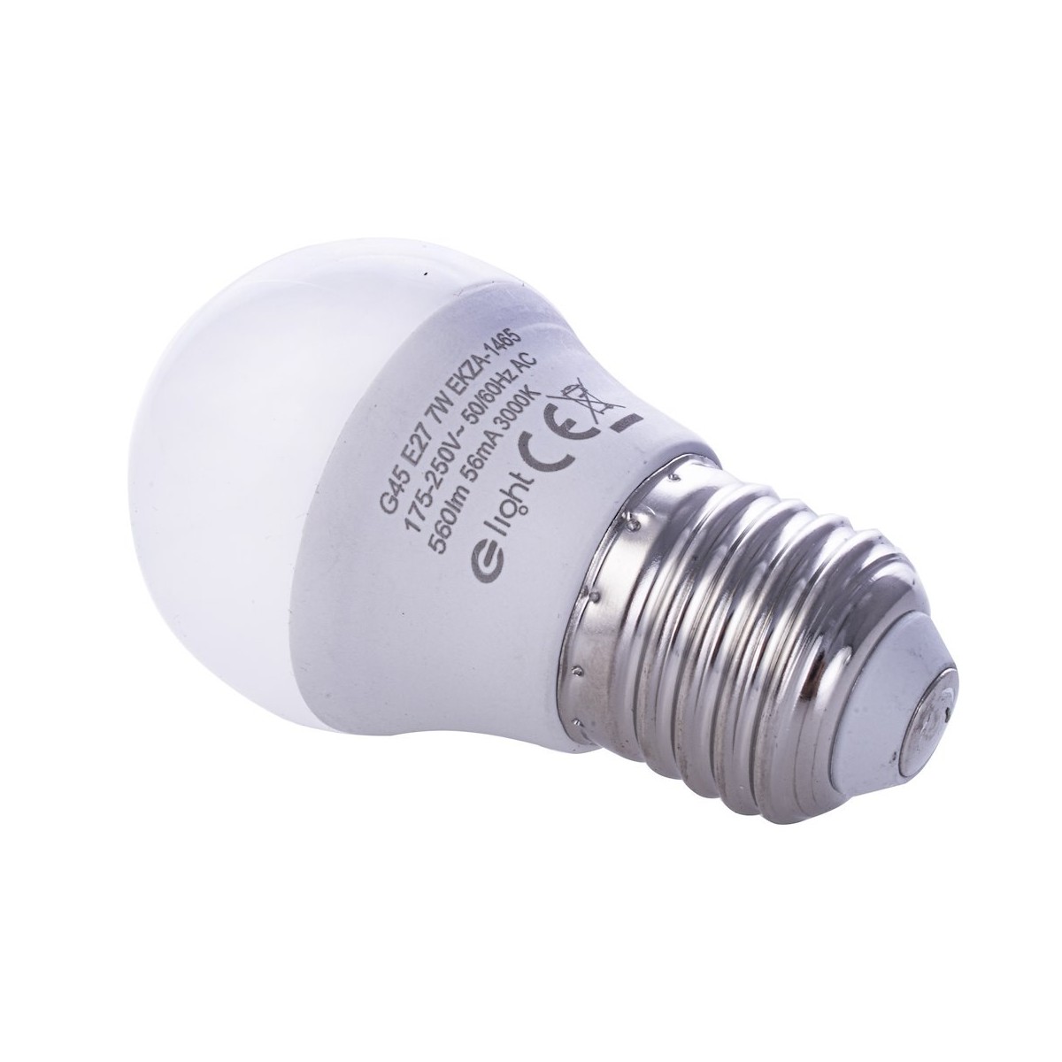 Żarówka LED E27 G45 7W Ciepła dekoracyjne oświetlenie