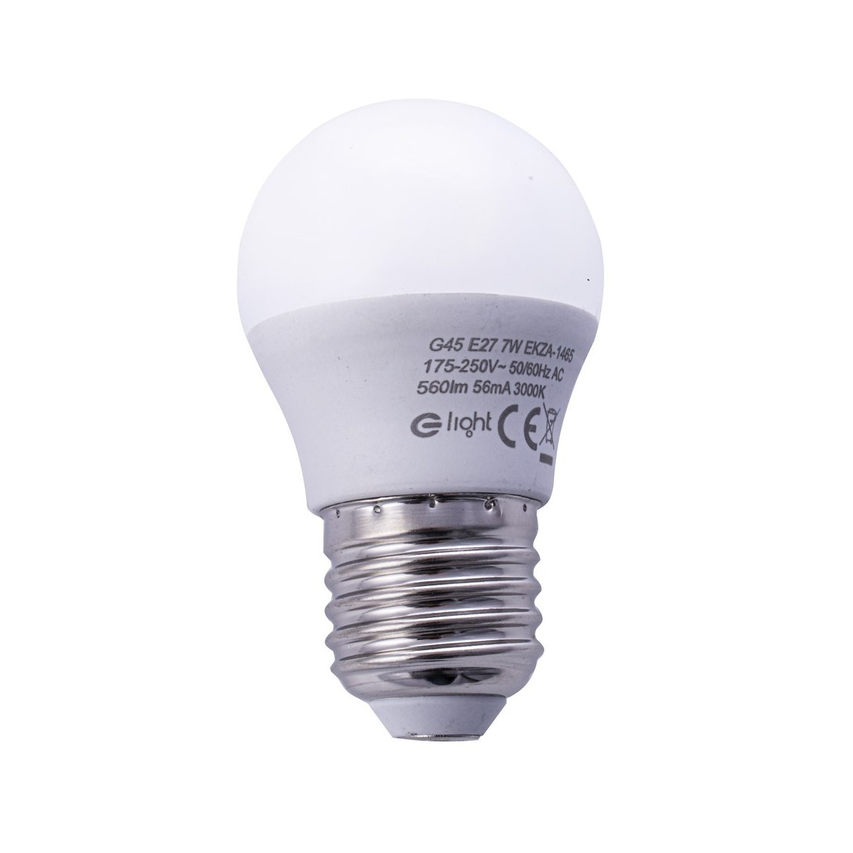 Żarówka LED E27 G45 7W Ciepła dekoracyjne oświetlenie