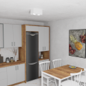 Plaza ML4745 biała oprawa efektowne oświetlenie