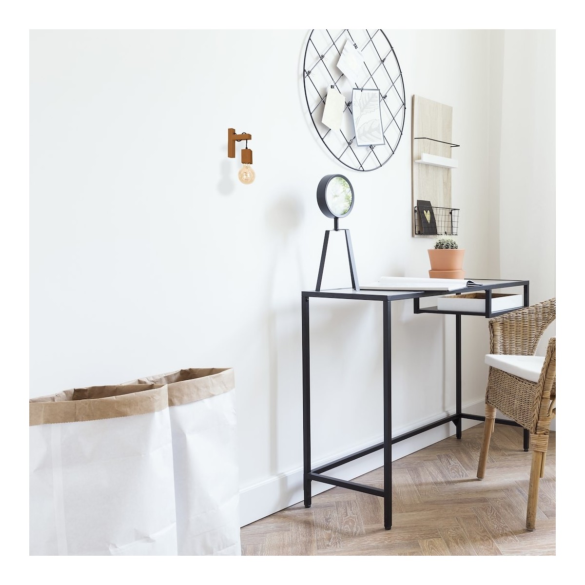 MiLagro Kinkiet JACK 1xE27 Dąb MLP4356