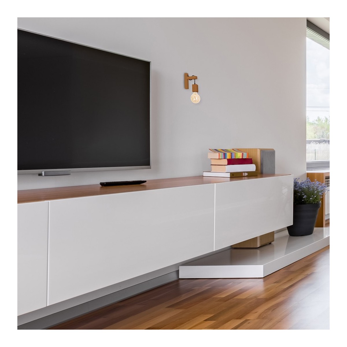 MiLagro Kinkiet JACK 1xE27 Dąb MLP4356