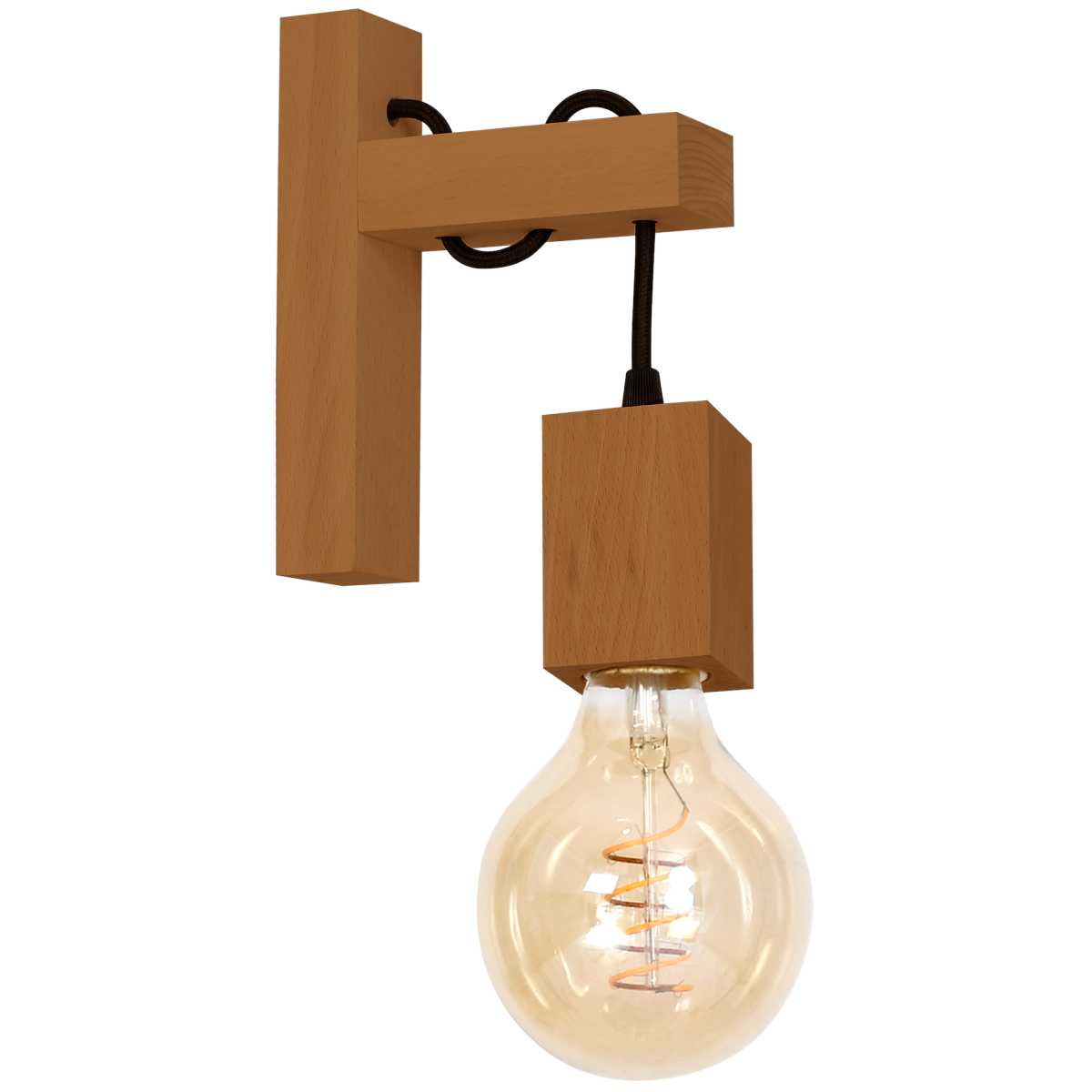 MiLagro Kinkiet JACK 1xE27 Dąb MLP4356