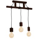 MiLagro Lampa Wisząca JACK 3xE27 Orzech MLP4360