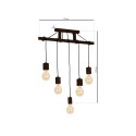MiLagro Lampa Wisząca JACK 5xE27 Orzech MLP4361