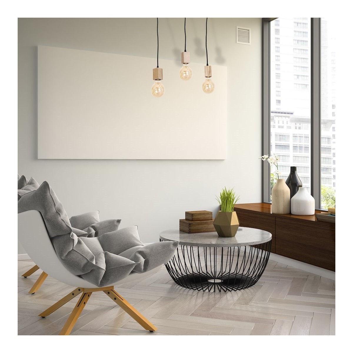 MiLagro Lampa Wisząca JACK 3xE27 MLP582