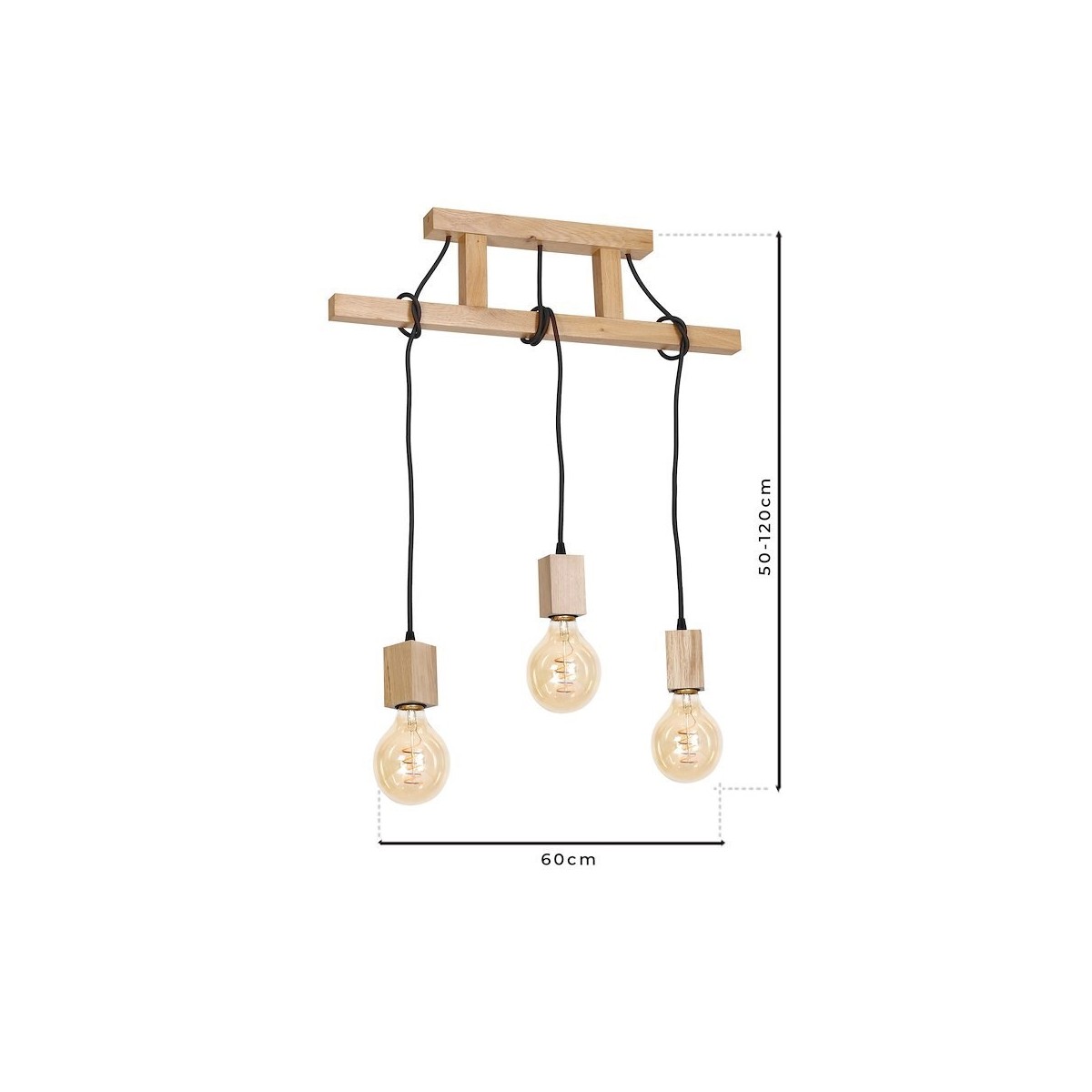 MiLagro Lampa Wisząca JACK 3xE27 MLP582