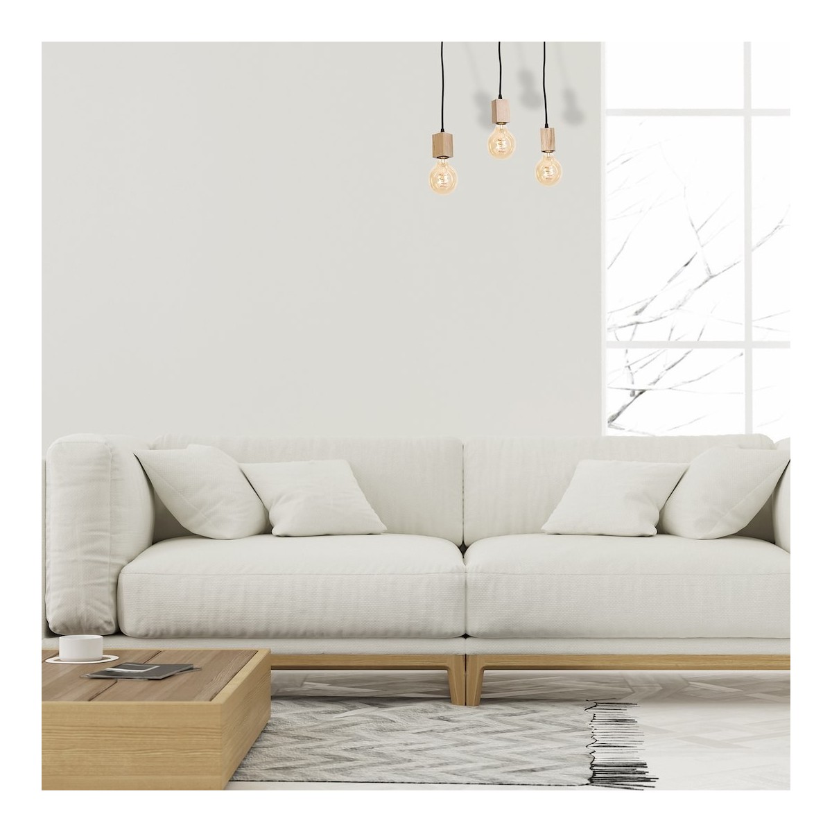 MiLagro Lampa Wisząca JACK 3xE27 MLP582