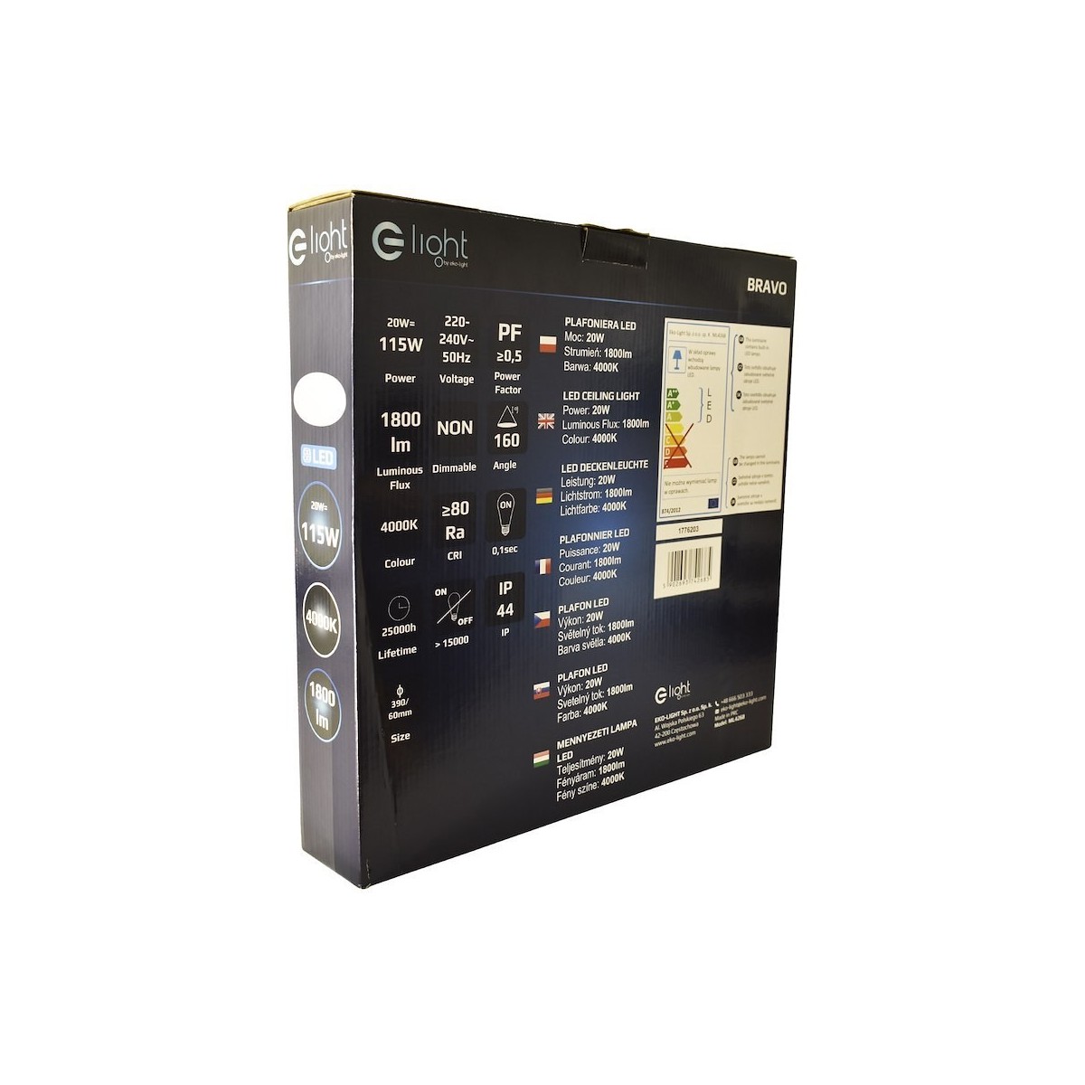 Plafon Bravo 20W ML4268 stylowe lampy sufitowe