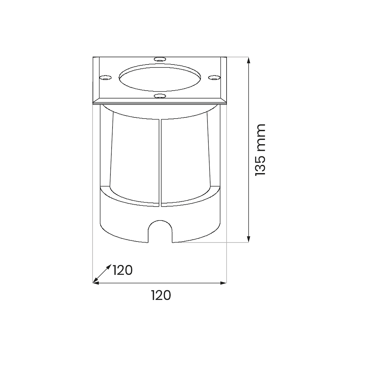 Oprawa najazdowa VIALE EKO326 designerskie lampy LED
