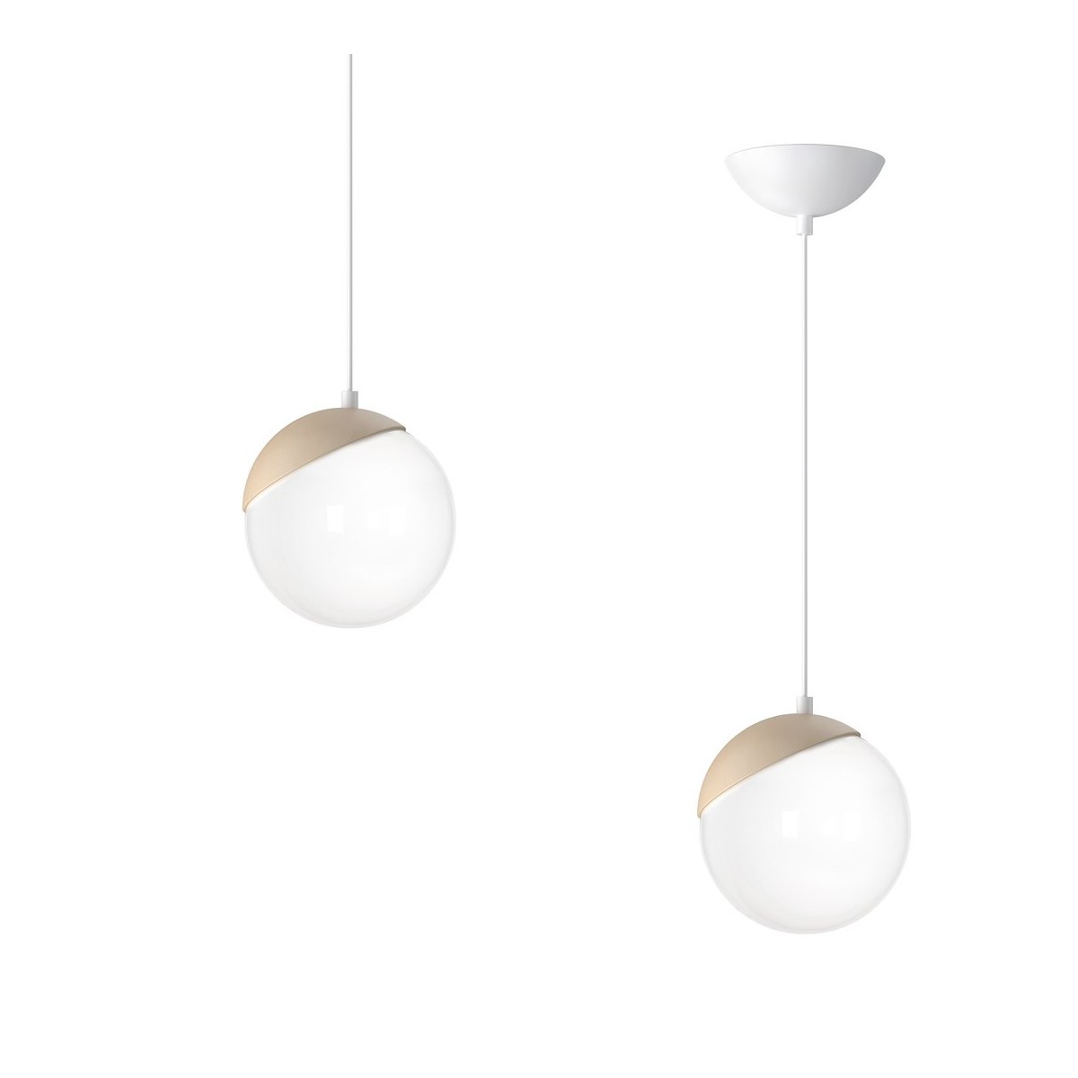 MiLagro Lampa wisząca SFERA WOOD 1xE14 MLP5424