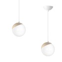 MiLagro Lampa wisząca SFERA WOOD 1xE14 MLP5424