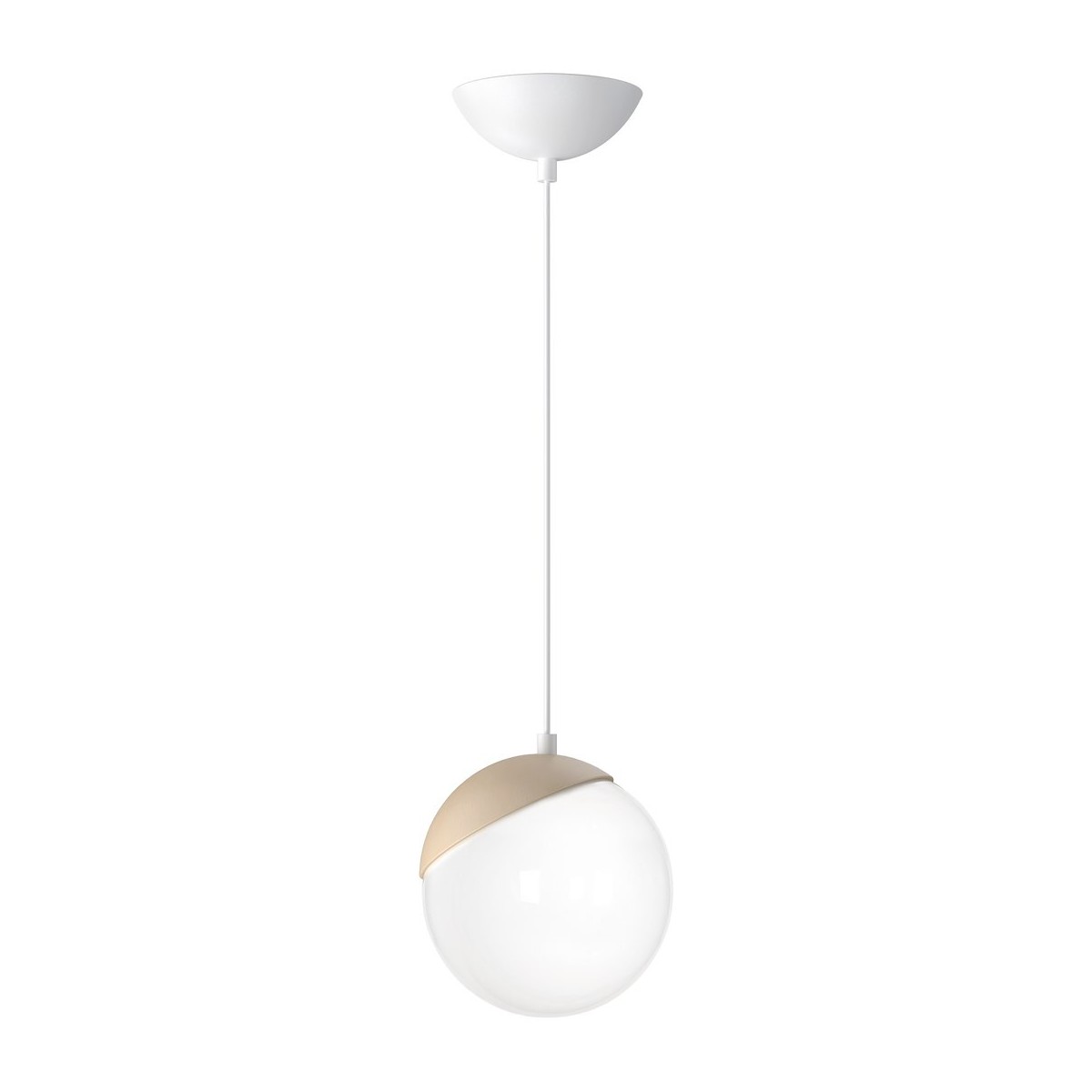 MiLagro Lampa wisząca SFERA WOOD 1xE14 MLP5424