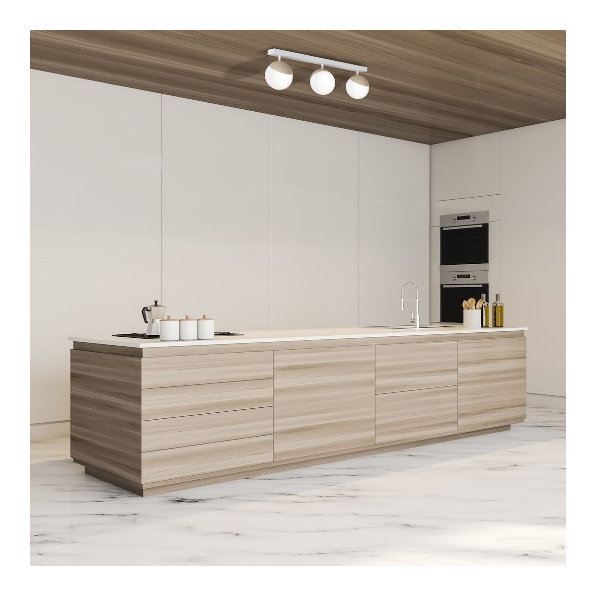 Lampa SFERA WOOD MLP5427 nietuzinkowe oświetlenie