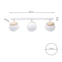 Lampa SFERA WOOD MLP5427 nietuzinkowe oświetlenie