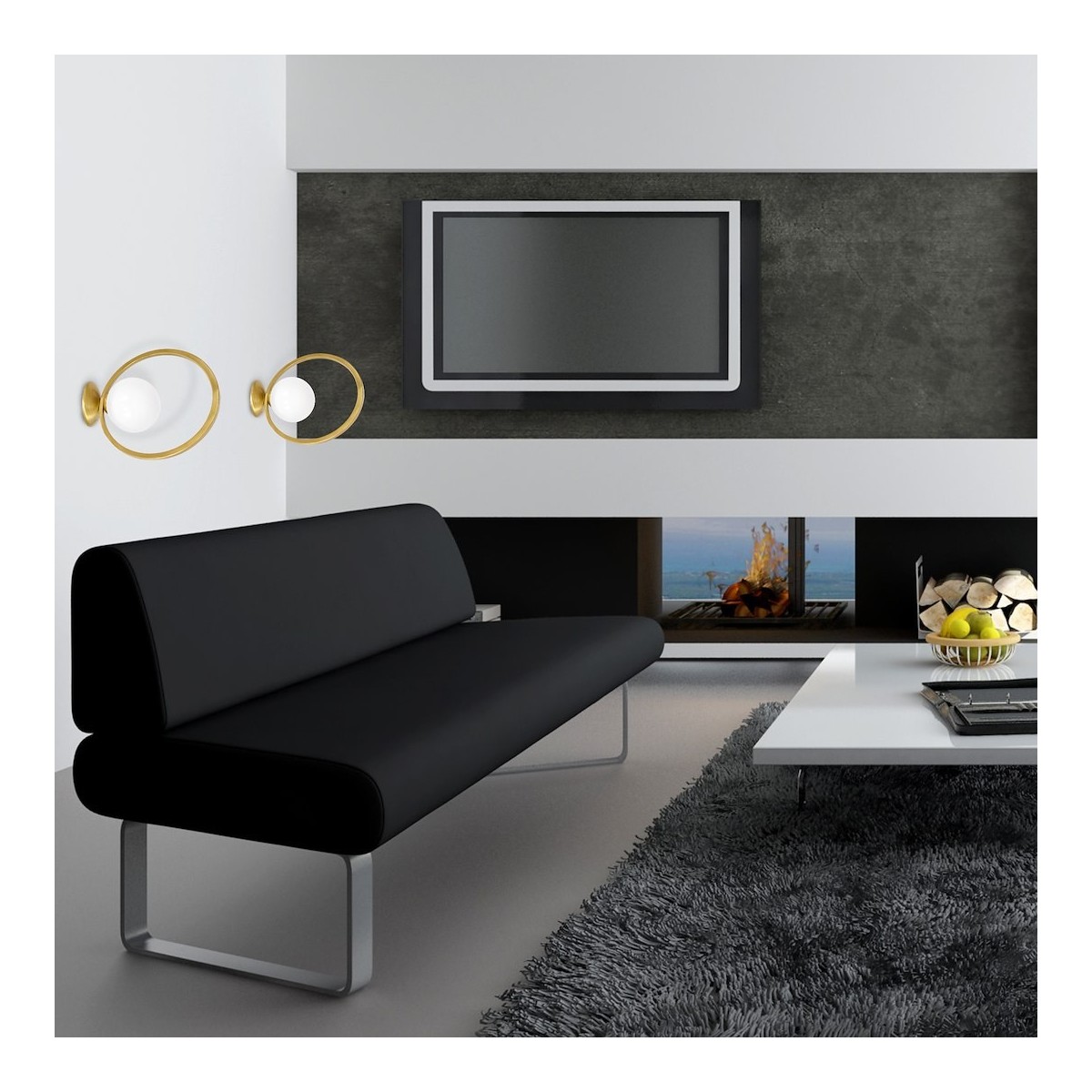 MiLagro MLP5572 kinkiet złoty glamour VIENNA stylowe lampy sufitowe