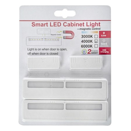 MiLagro Lampka Podszafkowa 0,8W 4000K MicroUSB EKPL2431