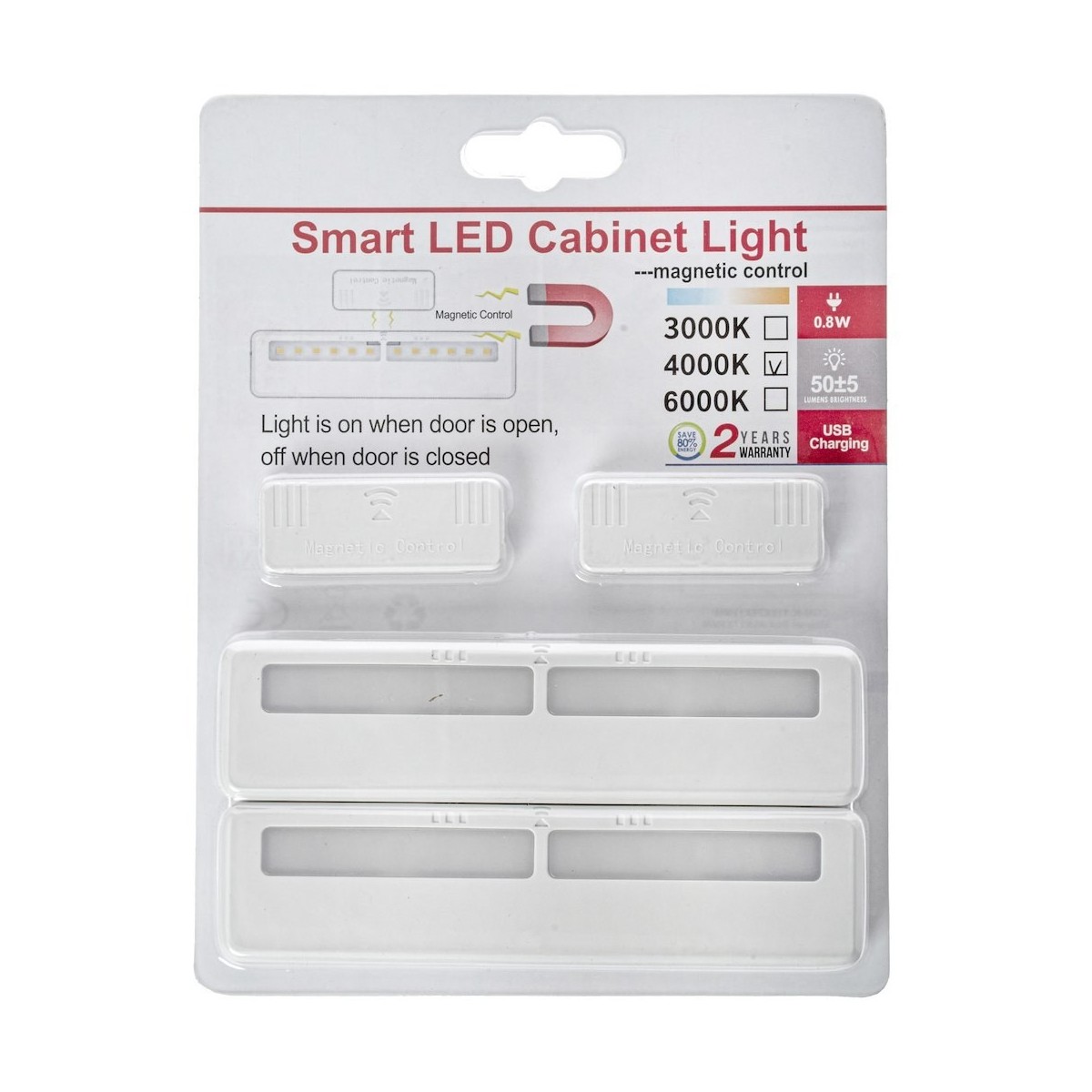 MiLagro Lampka Podszafkowa 0,8W 4000K MicroUSB EKPL2431