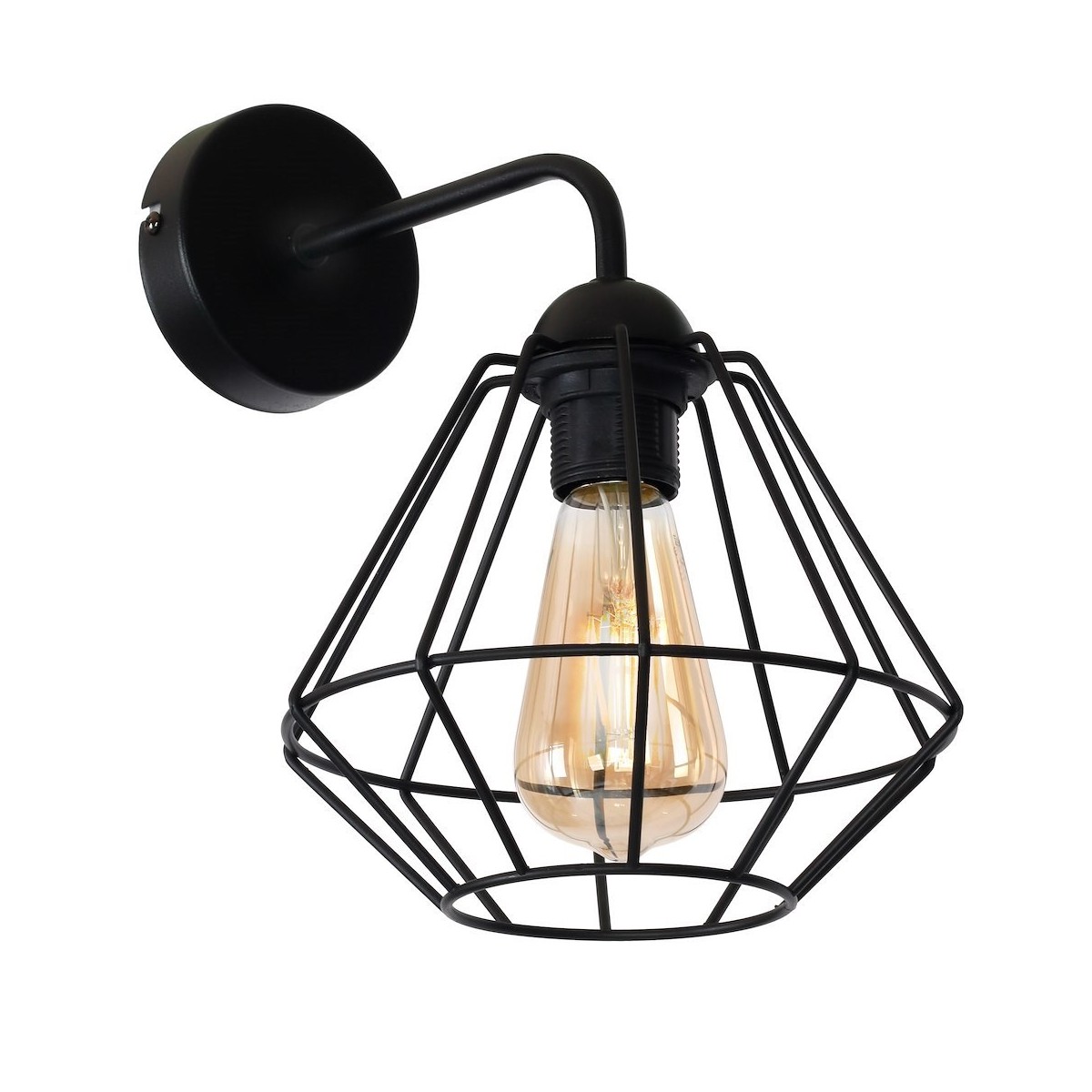 MiLagro Kinkiet COLIN BLACK 1xE27 MLP4788