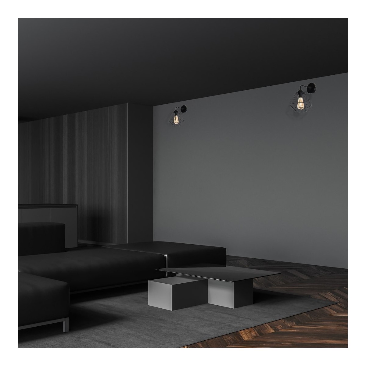 MiLagro Kinkiet COLIN BLACK 1xE27 MLP4788