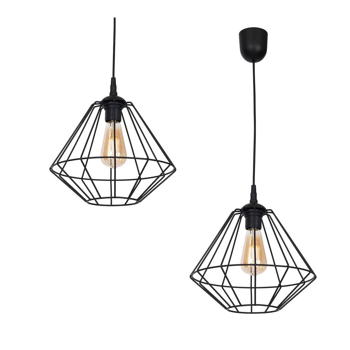 MiLagro MLP4789 lampa wisząca loft COLIN nowoczesne oświetlenie