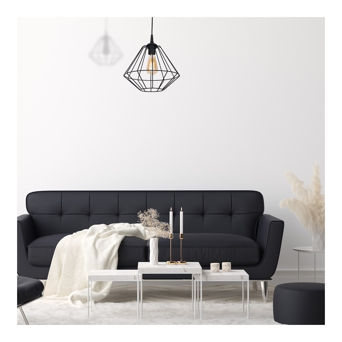 MiLagro MLP4789 lampa wisząca loft COLIN nowoczesne oświetlenie