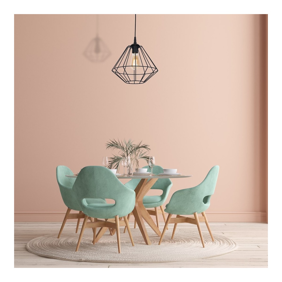 MiLagro MLP4789 lampa wisząca loft COLIN nowoczesne oświetlenie