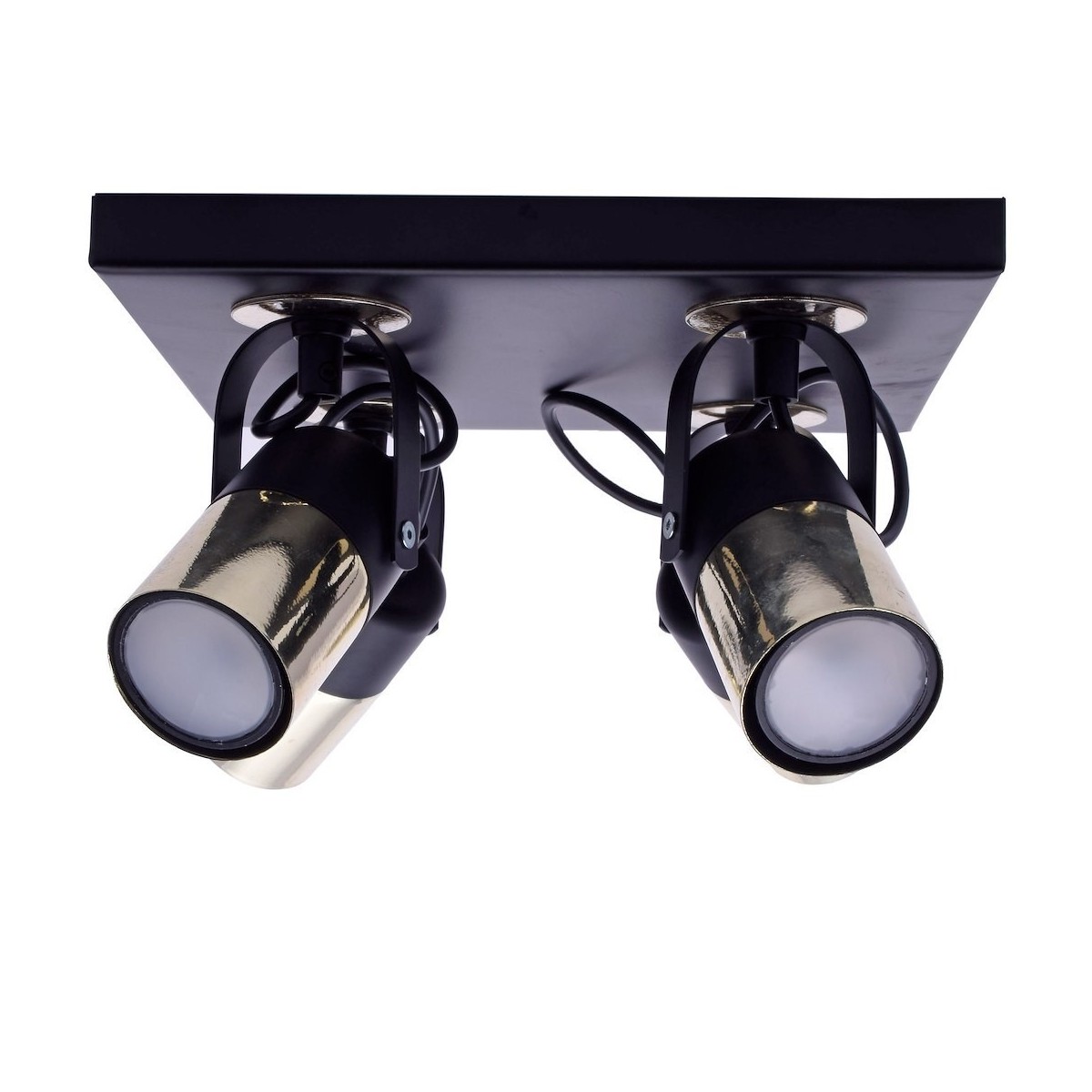 MiLagro Lampa sufitowa WILSON BLACK 4xGU10 MLP4853