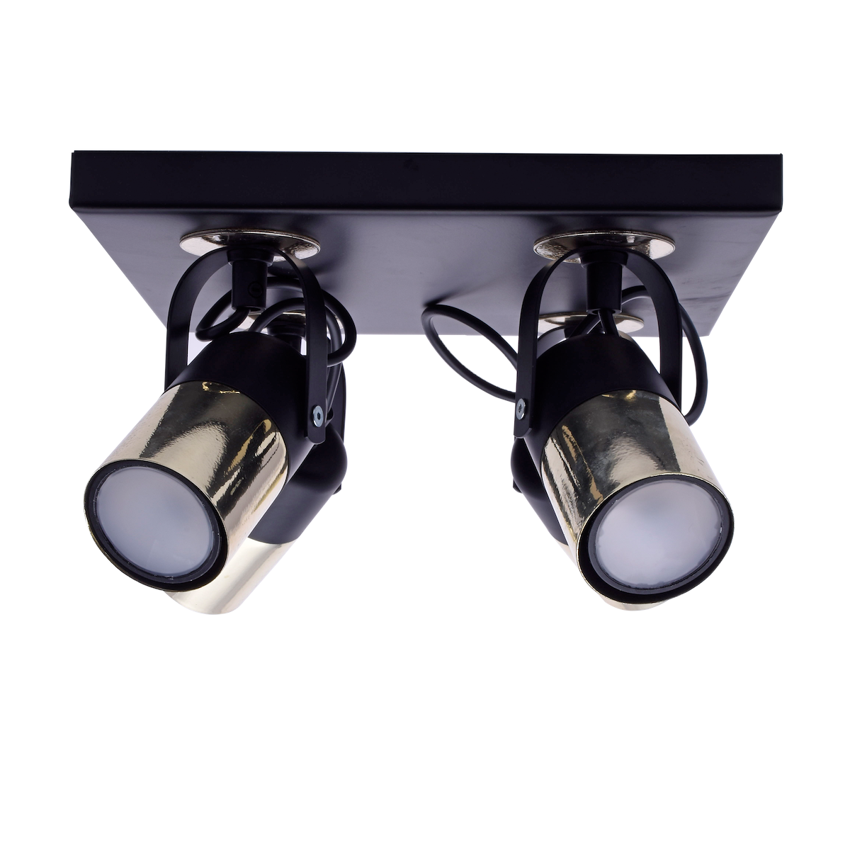 MiLagro Lampa sufitowa WILSON BLACK 4xGU10 MLP4853
