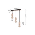 MiLagro MLP8826 lampa loftowa LINES 3xE27 oświetlenie klasy premium