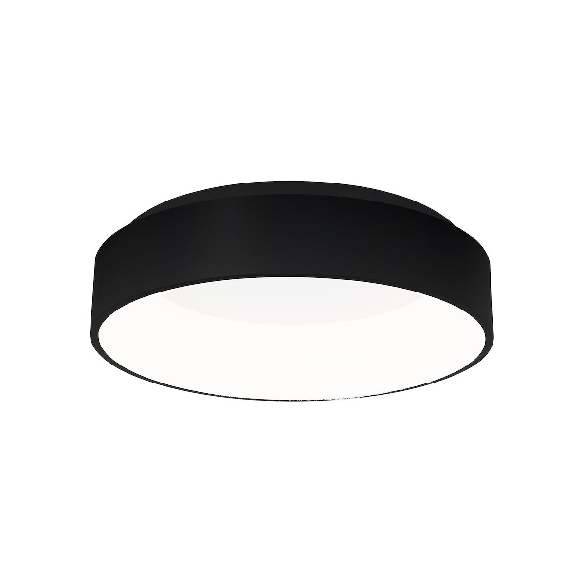MiLagro Plafon OHIO BLACK 40W LED 3000K-4000K O450mm ML3832