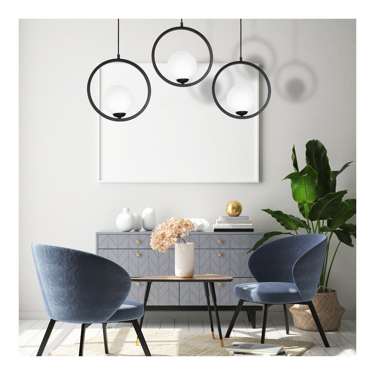 MiLagro MLP5594 lampa wisząca loft BOSTON stylowe oświetlenie