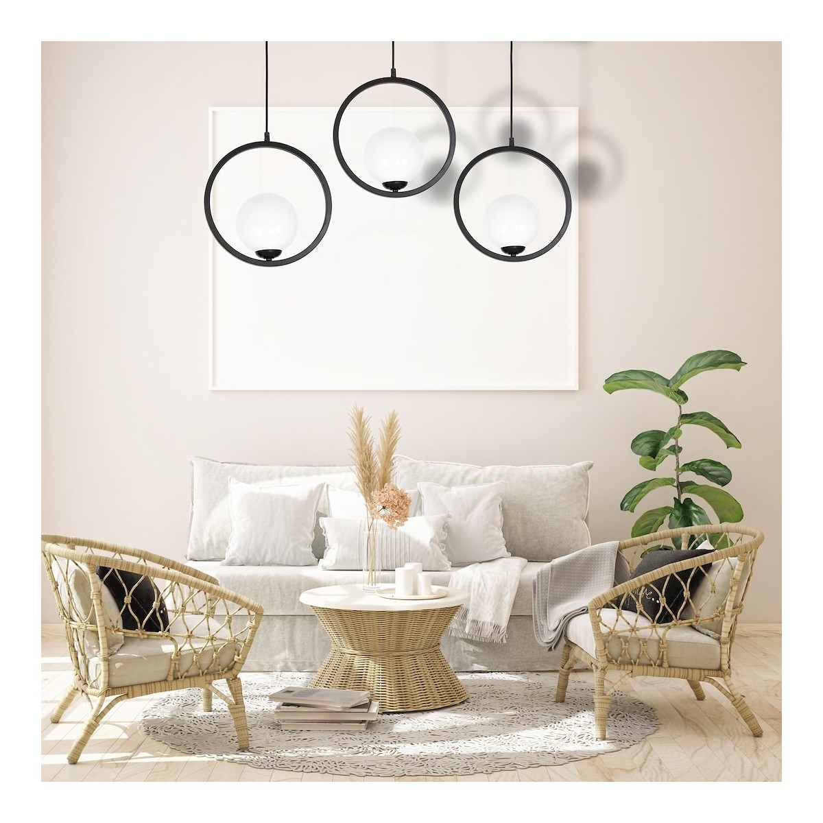 MiLagro MLP5594 lampa wisząca loft BOSTON stylowe oświetlenie