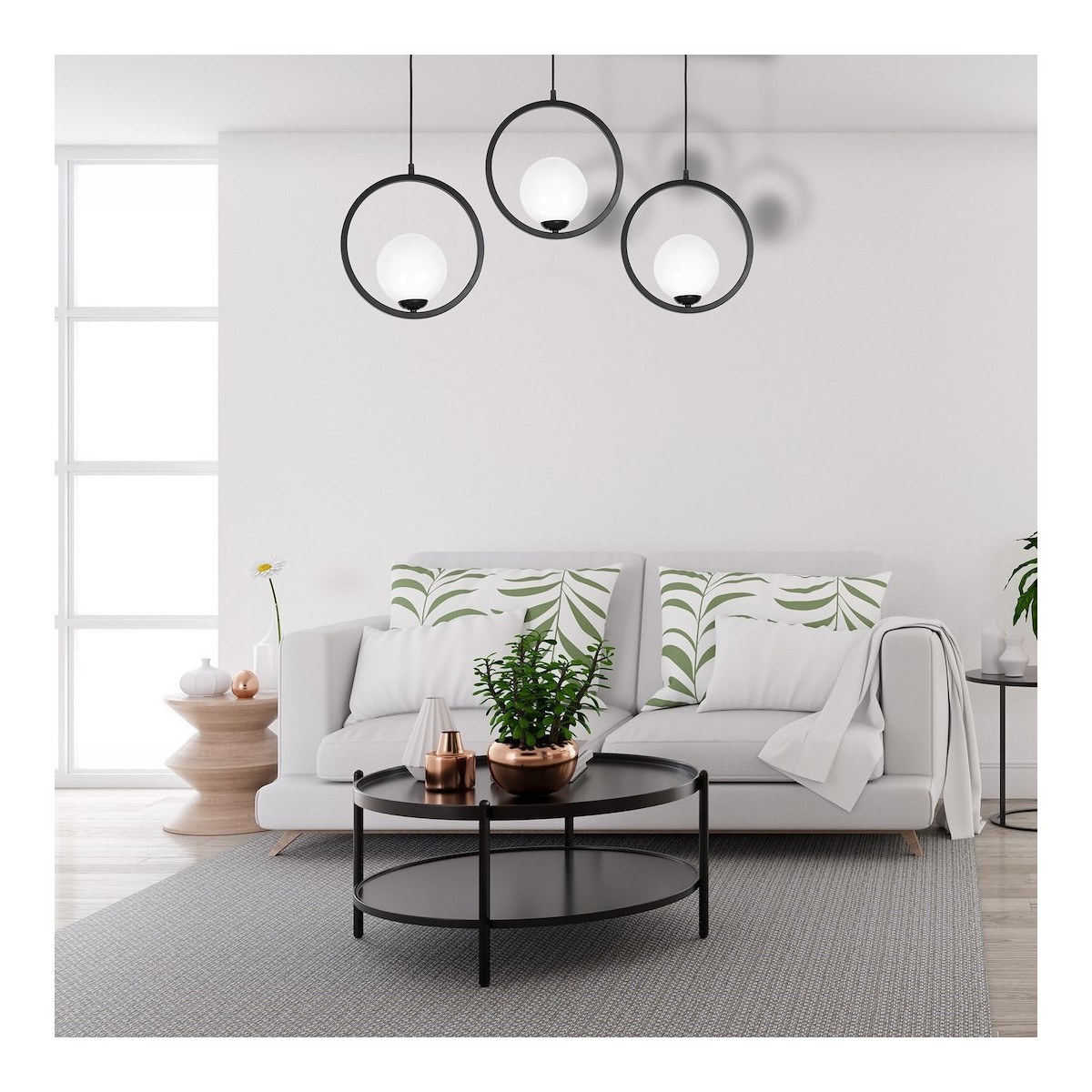 MiLagro MLP5594 lampa wisząca loft BOSTON stylowe oświetlenie