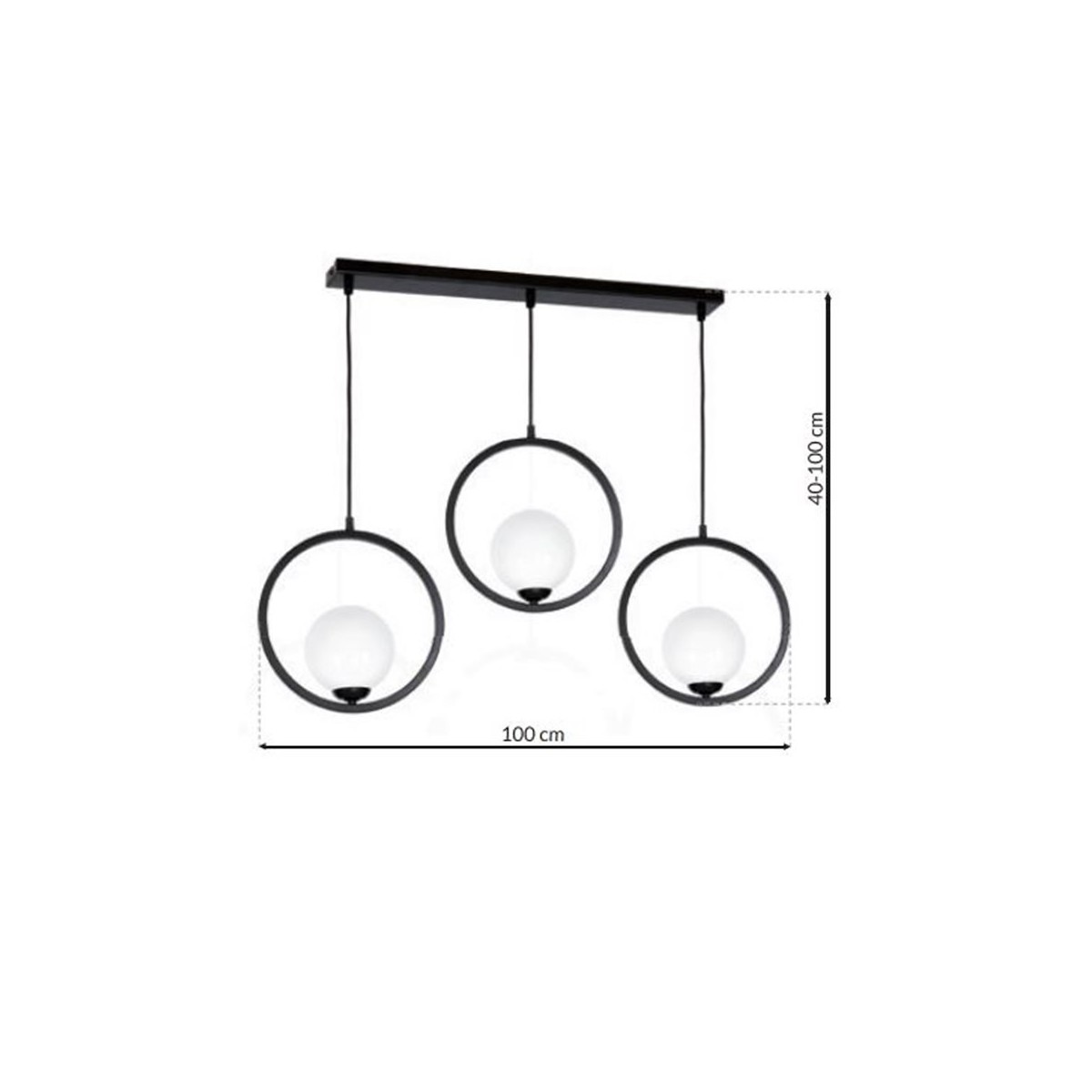 MiLagro MLP5594 lampa wisząca loft BOSTON stylowe oświetlenie