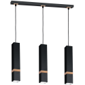 MiLagro Lampa wisząca VIDAR BLACK 3xGU10 MLP5404