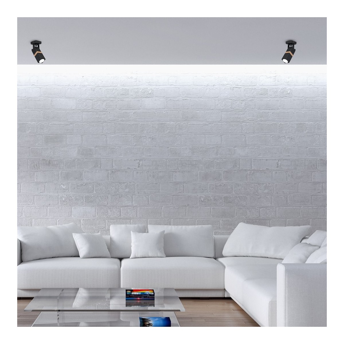MiLagro MLP5400 kinkiet loft VIDAR BLACK stylowe lampy sufitowe