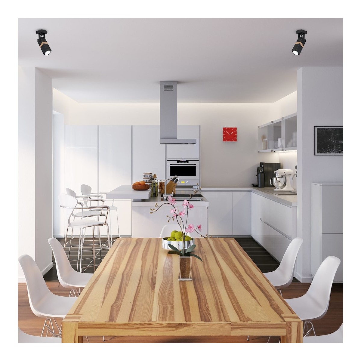 MiLagro Kinkiet VIDAR BLACK 1xGU10 MLP5400