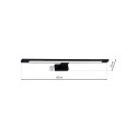 MiLagro ML5570 kinkiet LED SHINE BLACK nietuzinkowe oświetlenie