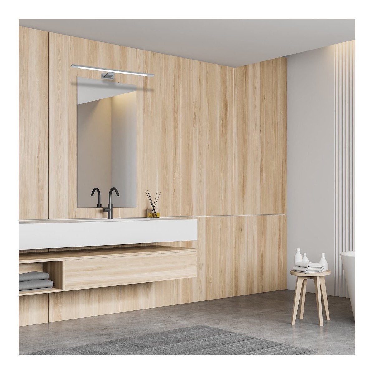 MiLagro Kinkiet SHINE CHROME 60cm 12W LED ML5569